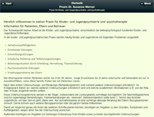 Tablet Screenshot of praxis-drswerner.de